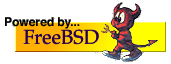 Powerd by FreeBSD